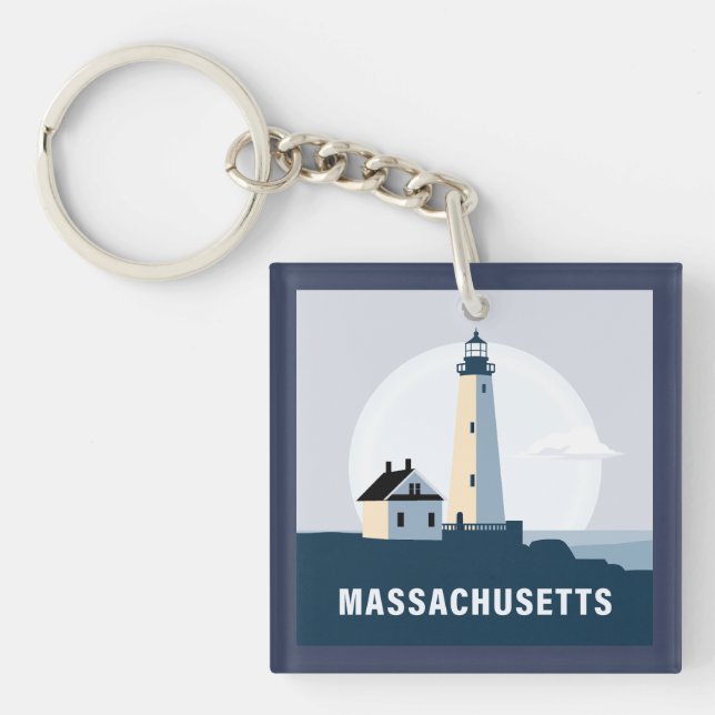 Llavero Massachusetts (Estados Unidos de América) (Frente)