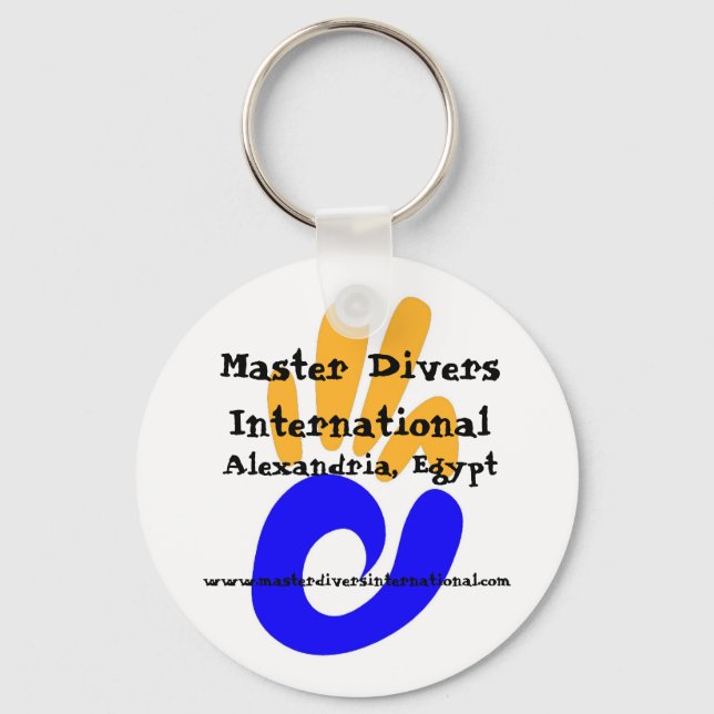 Llavero Master Divers International keyring (Anverso)