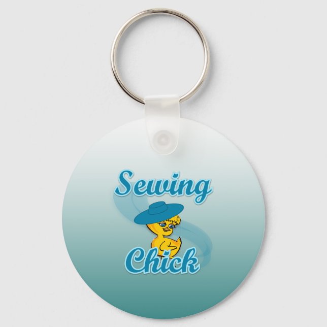 Llavero Masticando el pollo #3 (Anverso)