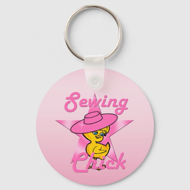 Llavero Masticando el pollo #8 (Anverso)