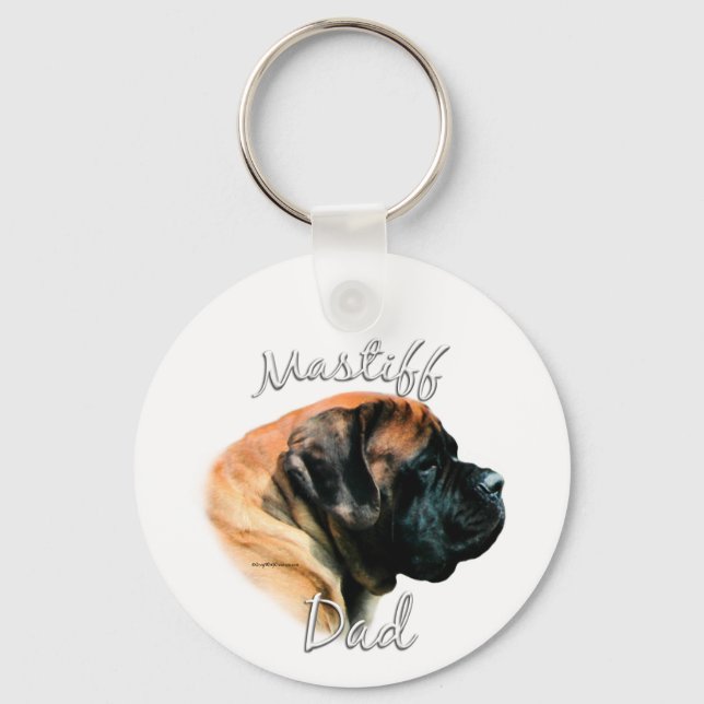 Llavero Mastiff (albaricoque) Papá 2 (Anverso)