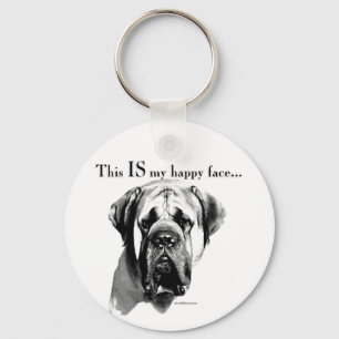 Llavero Mastiff Happy Face