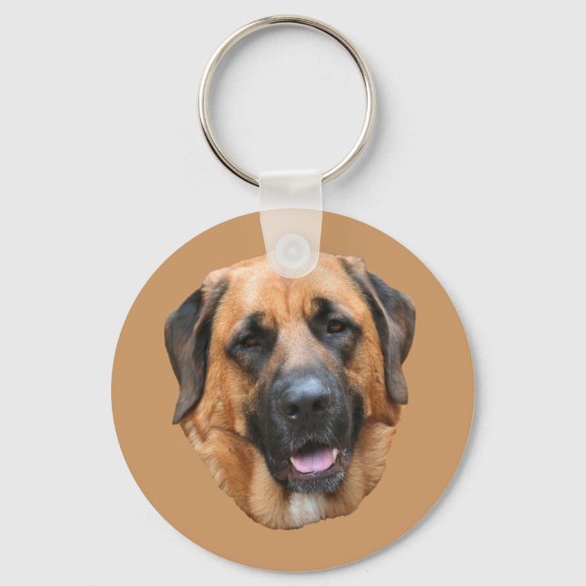 Llavero Mastiff Mix Dog Keychain (Anverso)