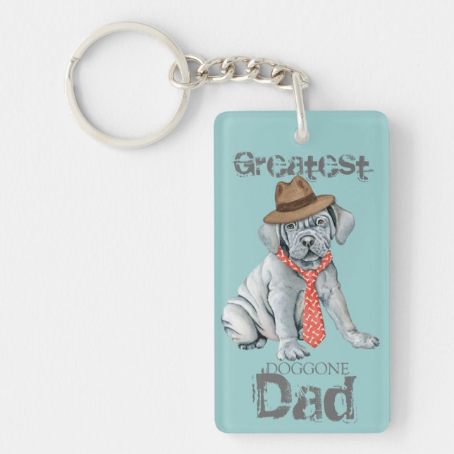 Llavero Mastino Dad Keychain (Frente)