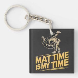 Llavero Mat Time es mi tiempo Jiu Jitsu Mat Mastery BJJ