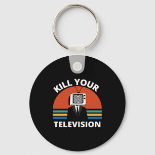 Llavero Mata Tu Tele Lavado de Cerebro de los Medios de No