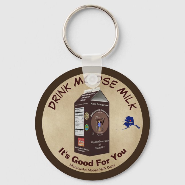 Llavero Matanuska Moose Milk (Anverso)
