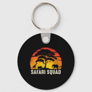 Llavero Matchin divertido de Safari Squad familiar african