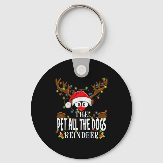 Llavero Matching Christmas The Pet All The Dogs Reindeer P (Anverso)