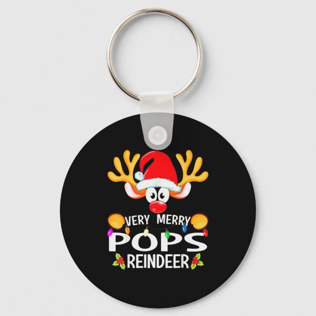 Llavero Matching Christmas Very Merry Ps Reindeer  (Anverso)