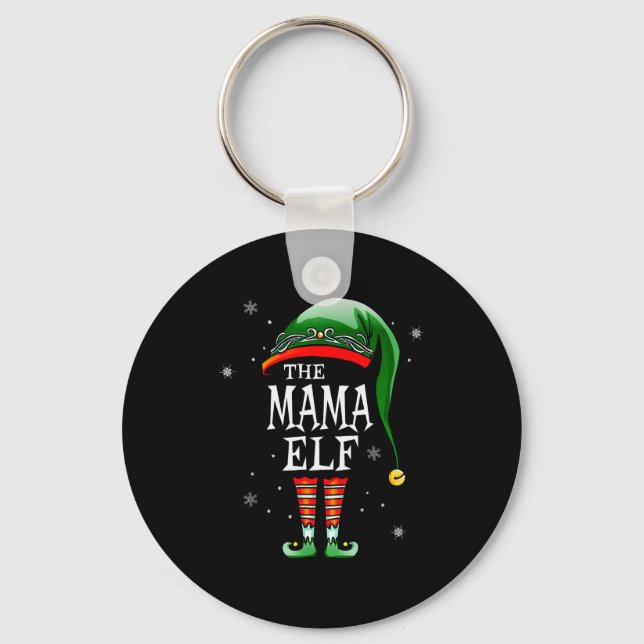 Llavero Matching Family Funny The Mama Elf Christmas  (Anverso)