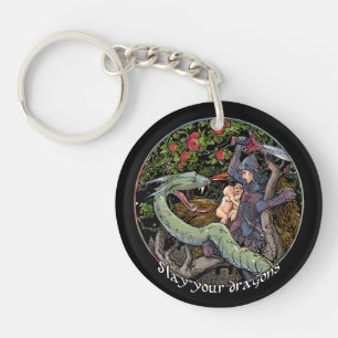 Llavero Mate su dragón. Jordania Peterson personaliza