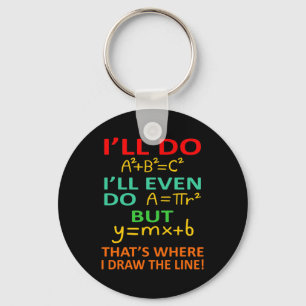 Llavero Matemática ecuación matemática estudiante