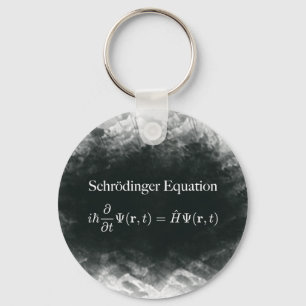 Llavero Matemáticas de la ecuación de Schrödinger y la