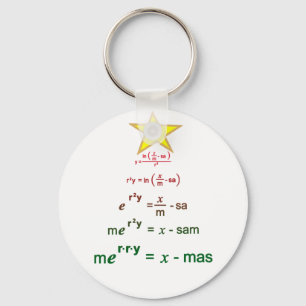 Llavero Matemáticas de navidades