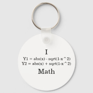 Llavero Matemáticas del corazón