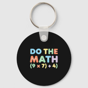 Llavero Matemáticas Haz La Cuenta, Diseño De Ecuaciones Di