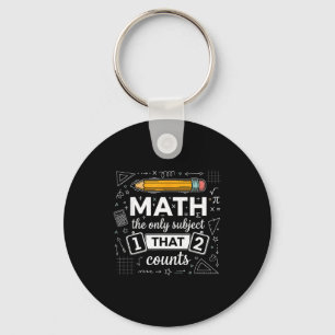 Llavero Matemáticas La Única Asignatura Que Cuenta Diverti