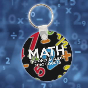 Llavero Matemáticas. La única materia que cuenta