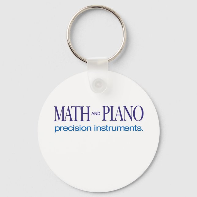Llavero Matemáticas y piano _ instrumentos de precisión (Anverso)