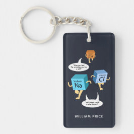 Llavero Materia de Química Divertido profesor de Ciencias