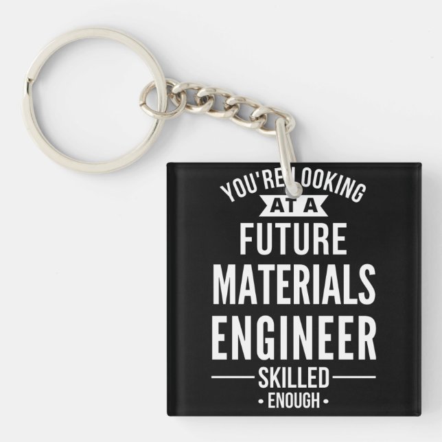 Llavero materials engineer gift (Frente)