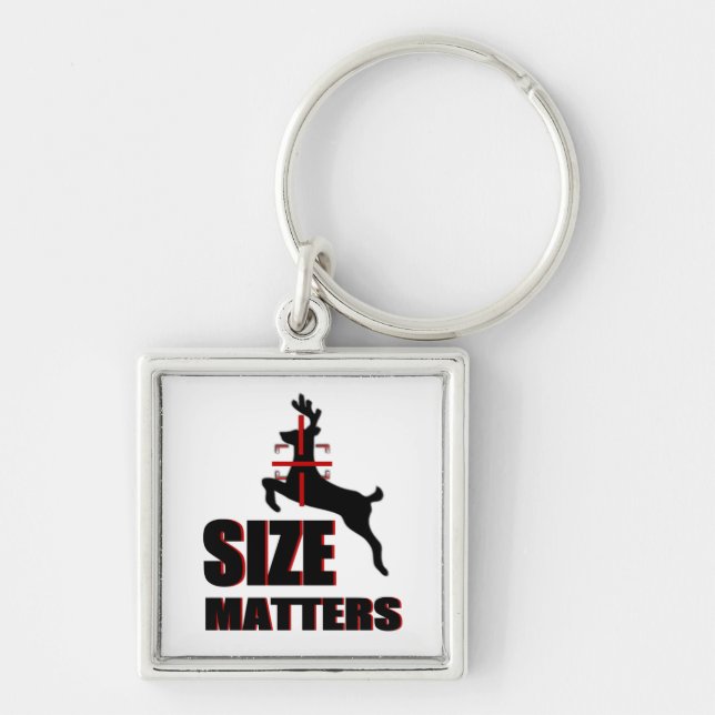 Llavero ¡Materias del tamaño! Caza de los ciervos (Frente)