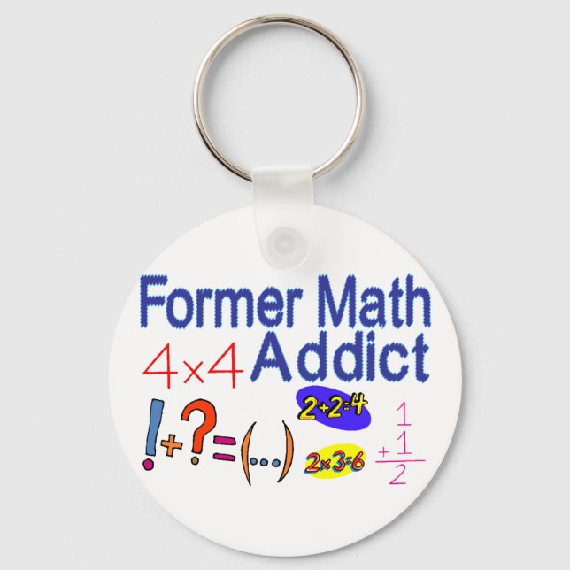 Llavero Math Addict (Anverso)