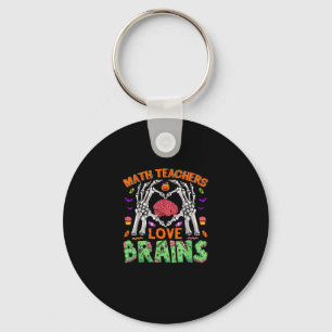 Llavero Math Brain Heart Skeleton Hand Zombie Halloween
