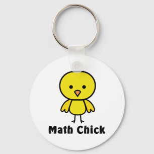 Llavero Math Chick