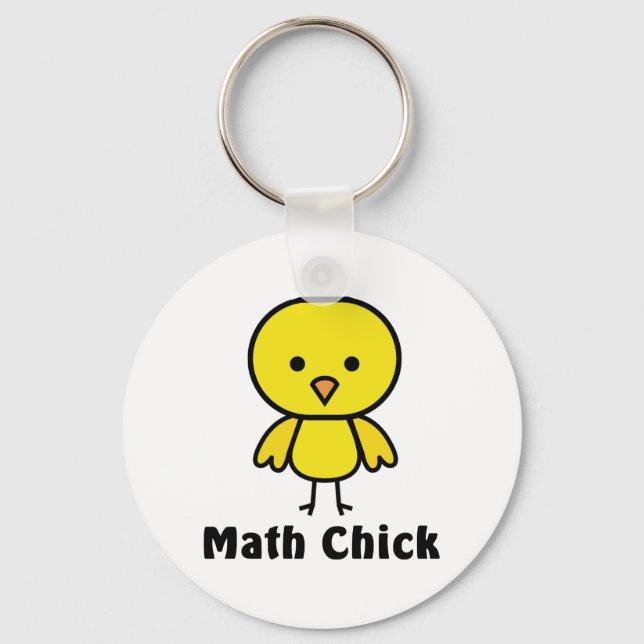 Llavero Math Chick (Anverso)