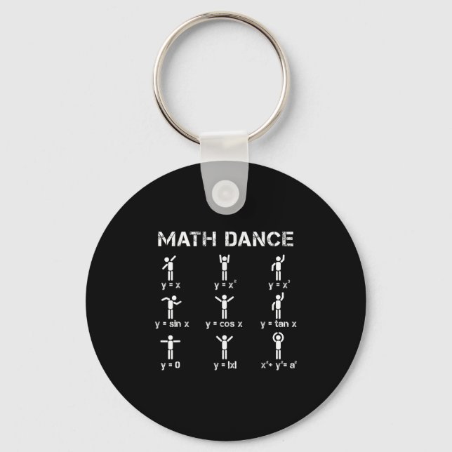 Llavero Math Dance Funciones algebraicas Graciosa Camisa d (Anverso)