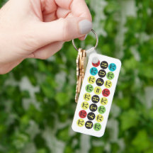 Math es igual a Fun Colorful Funny Mod Pi Keychain
