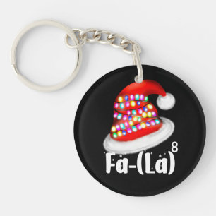 Llavero Math Fa-La, graciosa Gorra de Navidad para amantes