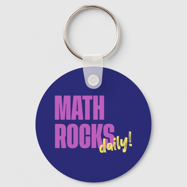 Llavero Math Rocks Daily (Anverso)