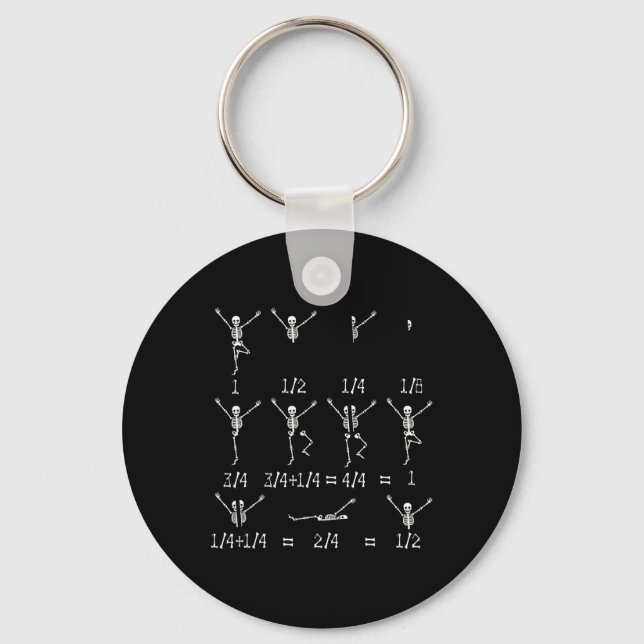 Llavero Math Teacher Equation Skeleton Math Students Hallo (Anverso)