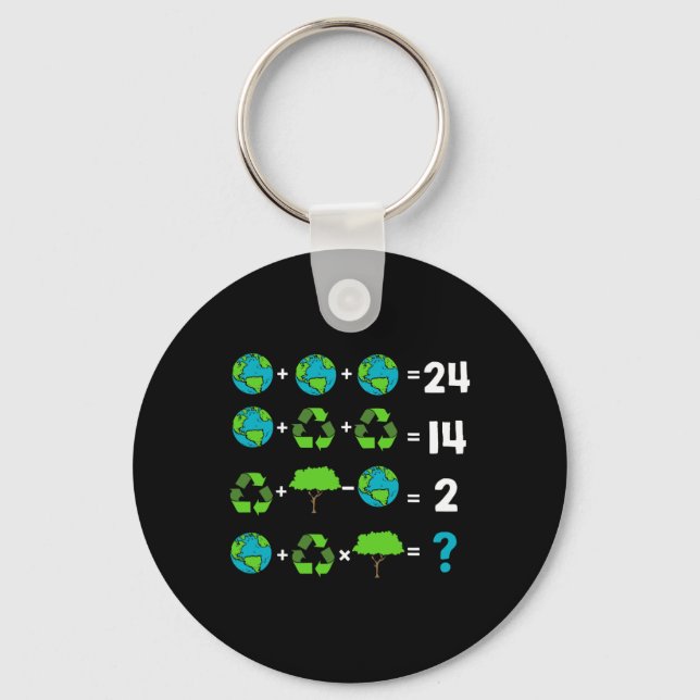 Llavero Math Teacher Humor Día De La Tierra Orden De Opera (Anverso)