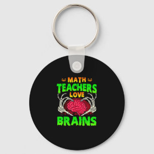 Llavero Math Teachers Brains Skeleton Halloween