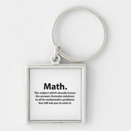 Llavero Math Typography Funny Math