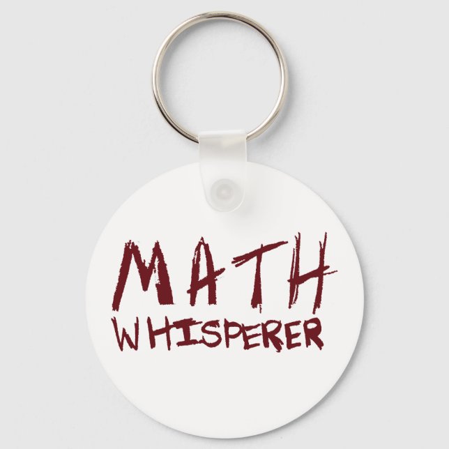 Llavero Math Whisperer Keychain (Anverso)