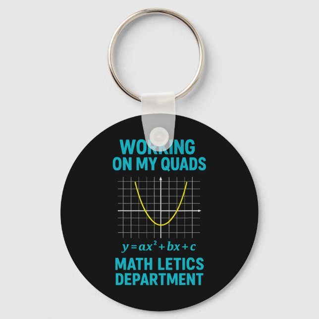 Llavero Mathletics Working On My Quads Algebra Math Teache (Anverso)