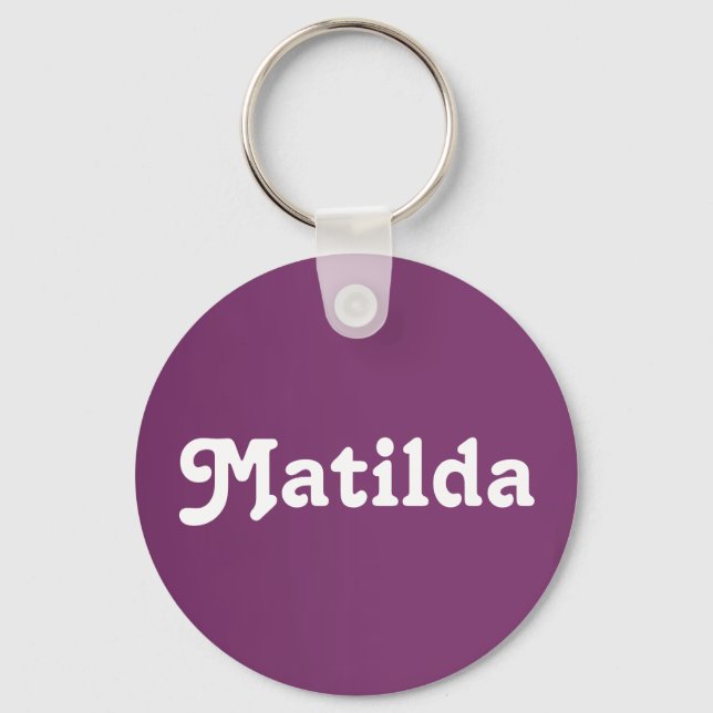 Llavero Matilda de la cadena de claves (Anverso)