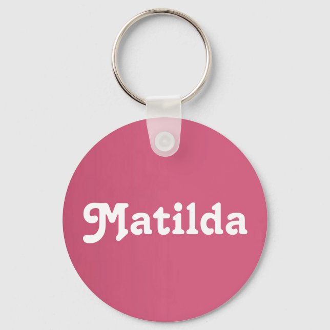 Llavero Matilda de la cadena de claves (Anverso)