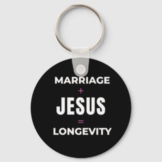 Llavero Matrimonio + Jesús = Longevidad