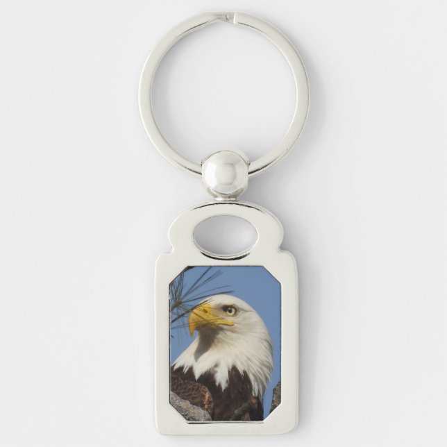 Llavero Mature Bald Eagle Close Head (Anverso)