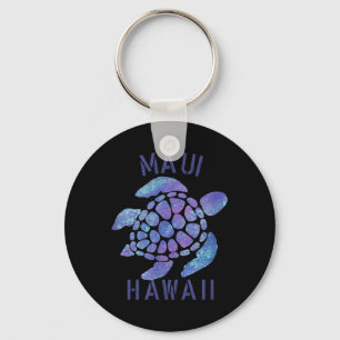 Llavero Maui, Hawaii Diseño de Playa _ Regalo de tortuga t