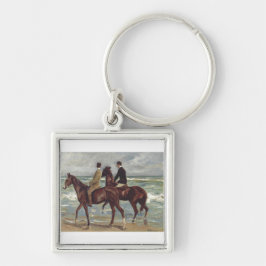 Llavero Max Liebermann: Two Riders on the Beach Art