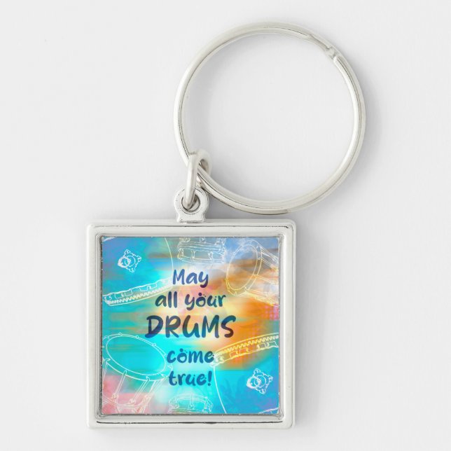Llavero May all your drums come true sleutelhanger (Frente)