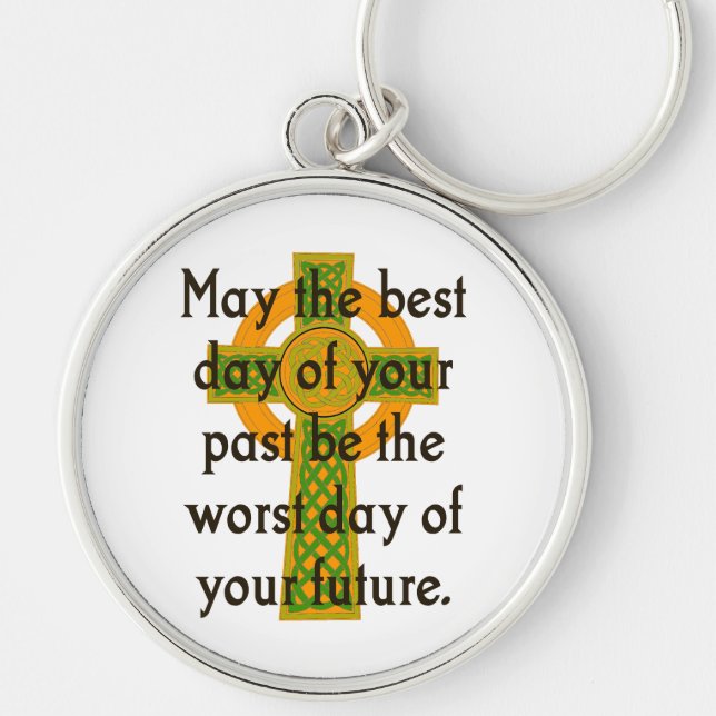 Llavero Mayo El Mejor Día De Su Pasado - Cita Irlandesa (Frente)