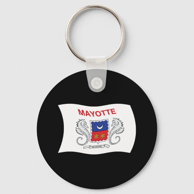 Llavero Mayotte Flag Keychain (Anverso)